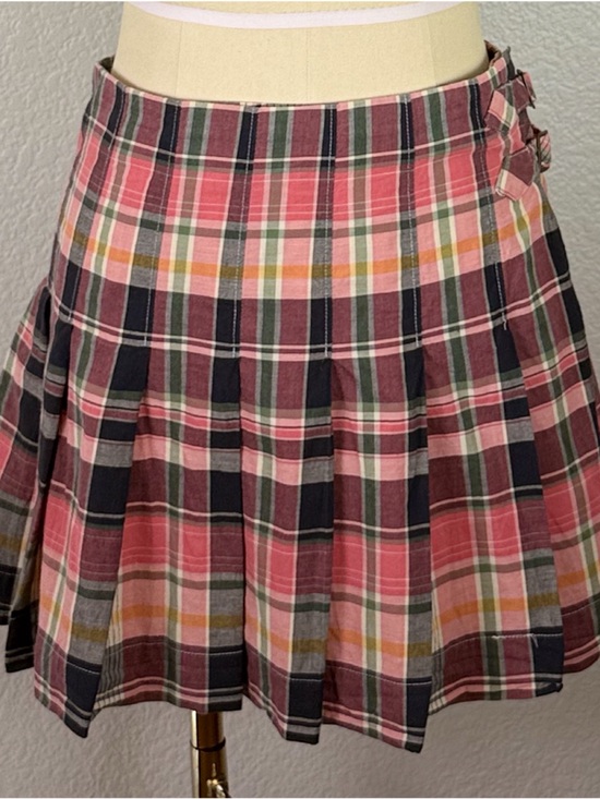 Ralph Lauren Dresses & Skirts - Ralph Lauren RUGBY Women's RARE Y2K Micro Mini Pleated Skirt with side Buckles